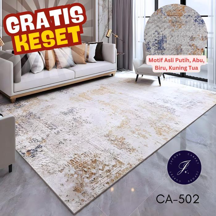 Karpet Lantai Aesthetic Minimalis 120x200 | 180x250 | 200x300 Lembut Jumbo Murah Halus Juford Carpet