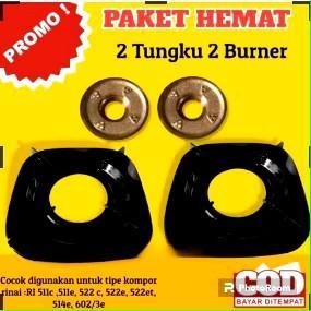 PALING MURAH Paket 2 Set Tatakan Tungku Kompor Gas Rinnai Kaki 4 tungku kompor rinnai tungku kompor 