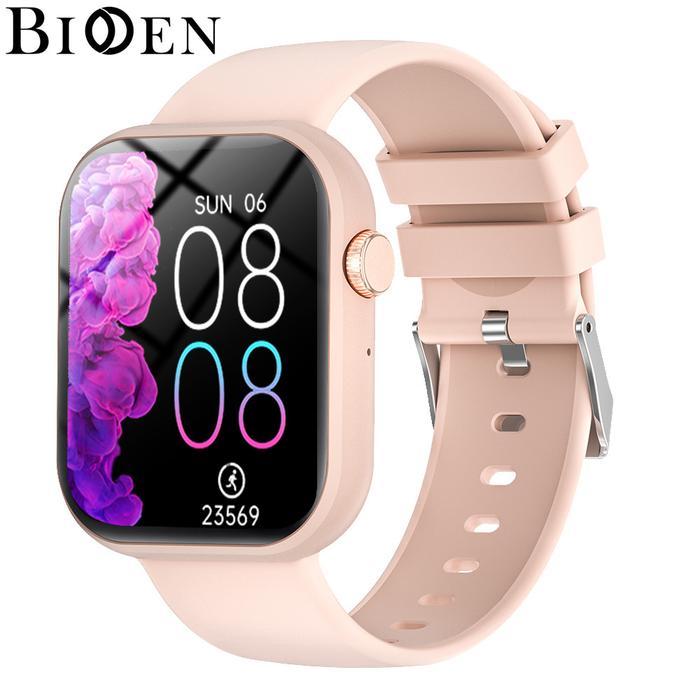 BIDEN SmartWatch 1.83 inch Bluetooth Call Jam Tangan Calculator Custom Wallpaper Smart Watch IP67 Wa