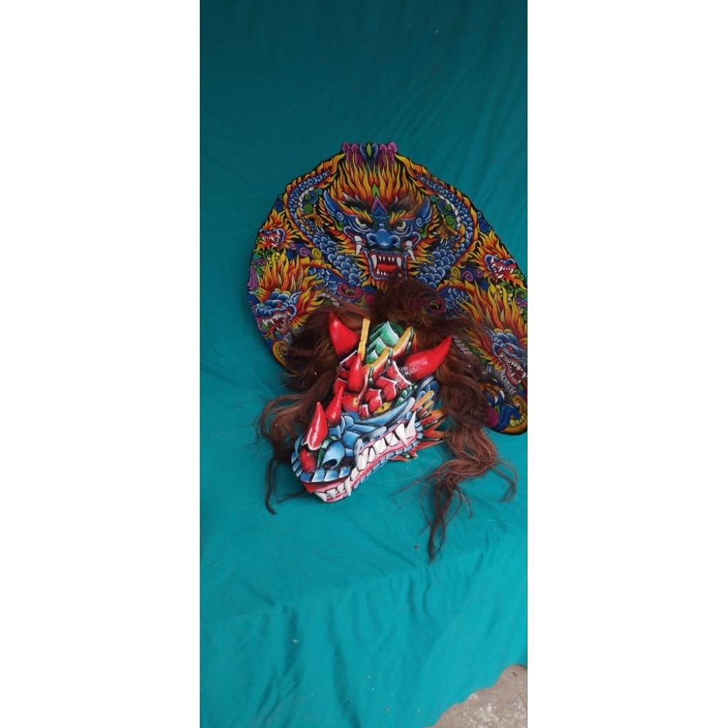 _ barongan pusat//BARONGAN DEVIL ANAK (KAYU) MATA NYALA |Rampak barong| Devilan Anak//realpict _