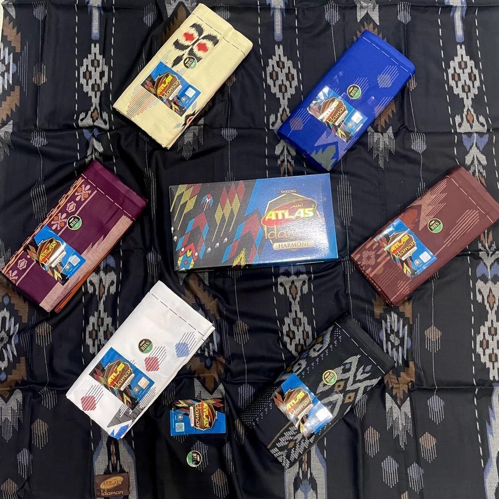 10 PCS SARUNG ATLAS IDAMAN KEMBANG BHS SGF SGE TERMURAH