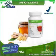 Teh Herbalife Teh Herbal 100% HERBALIFE TEA CONCENTRA TE HOMEY GINGER THEMO Pelangsing Badan Asli Or