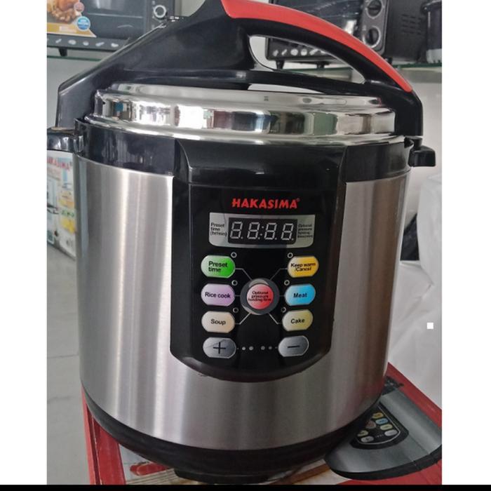 Hakasima New Elektrik Pressure Cooker 6 Liter