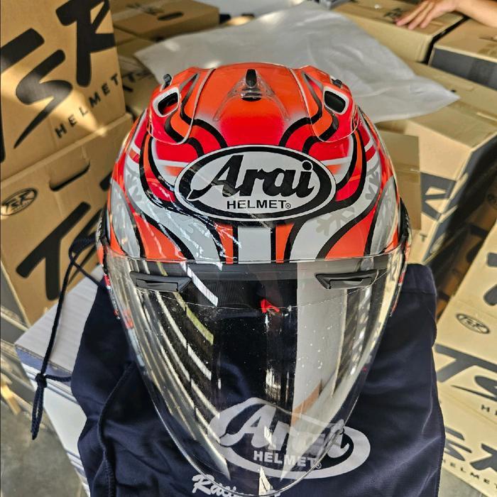 Promo Helm TSR Ram4 Ram5 versi Copy Arai Haga fire