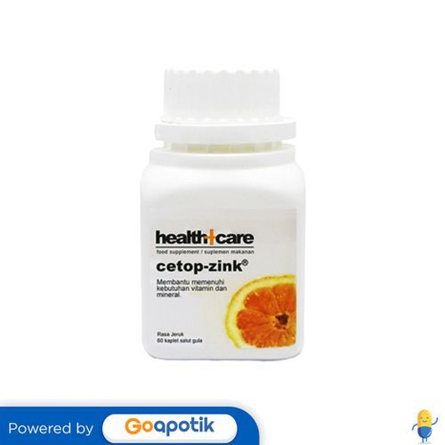 Cetop-Zink Health + Care Botol 60 Kaplet
