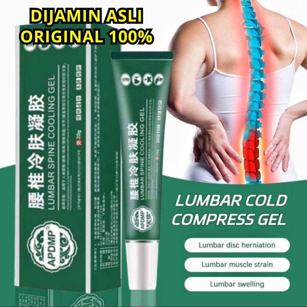 SIAP KIRIM ~ LUMBAR COLD APGAR Compress Gel Pereda Nyeri Tulang Cream Sakit Pinggang Lumbar Spine Co
