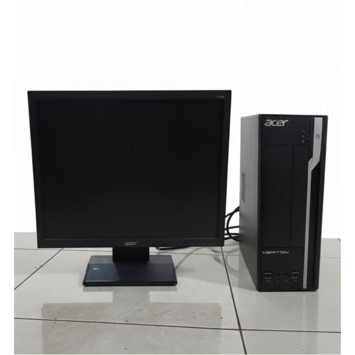 Mini PC Acer Veriton X2640 Core i5 4460T Plus Monitor 17 INCH, Komputer Acer PC + Monitor