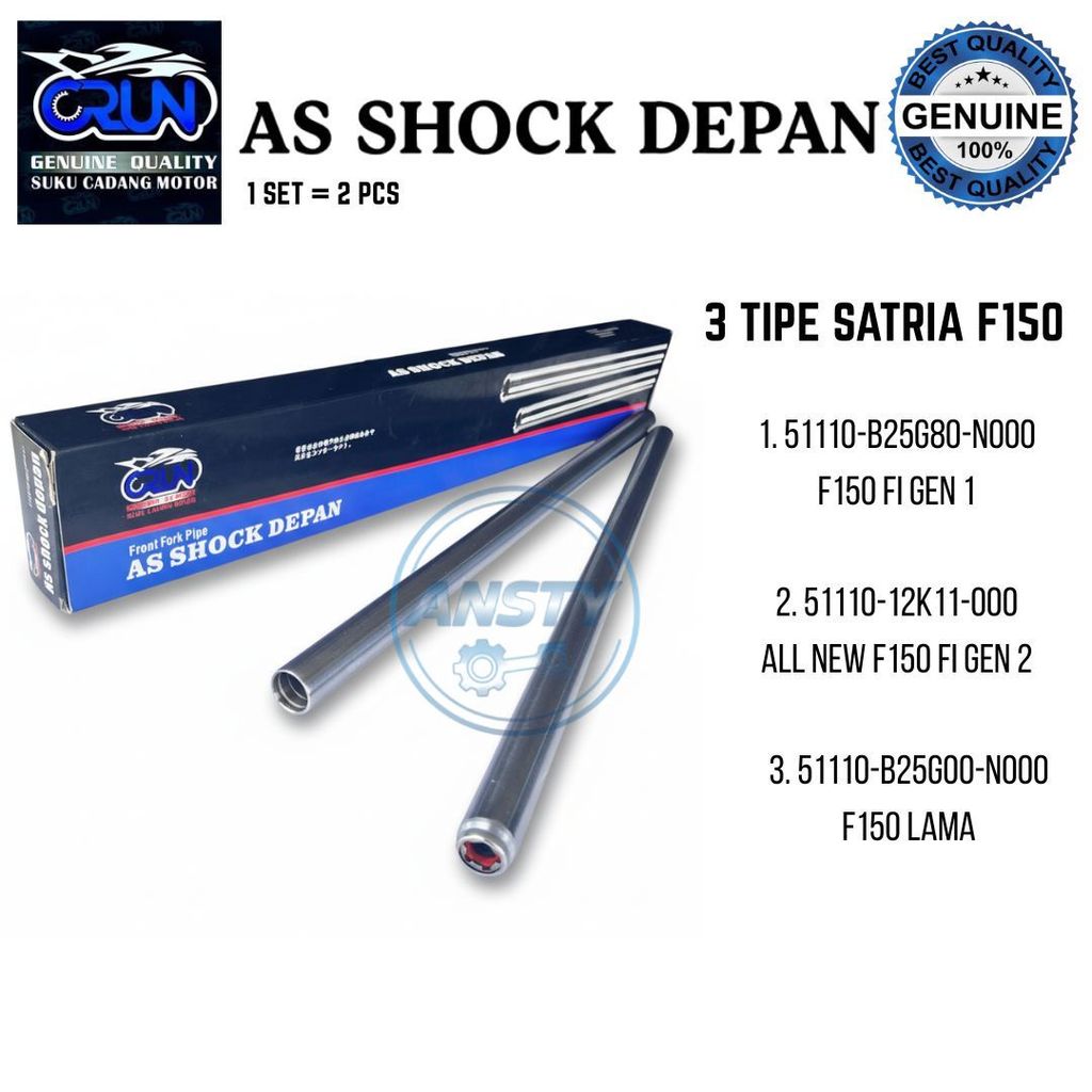 CRUN As Shockbreaker Depan Suzuki Satria FU 150 FI As Shock Satria FU150 OLD