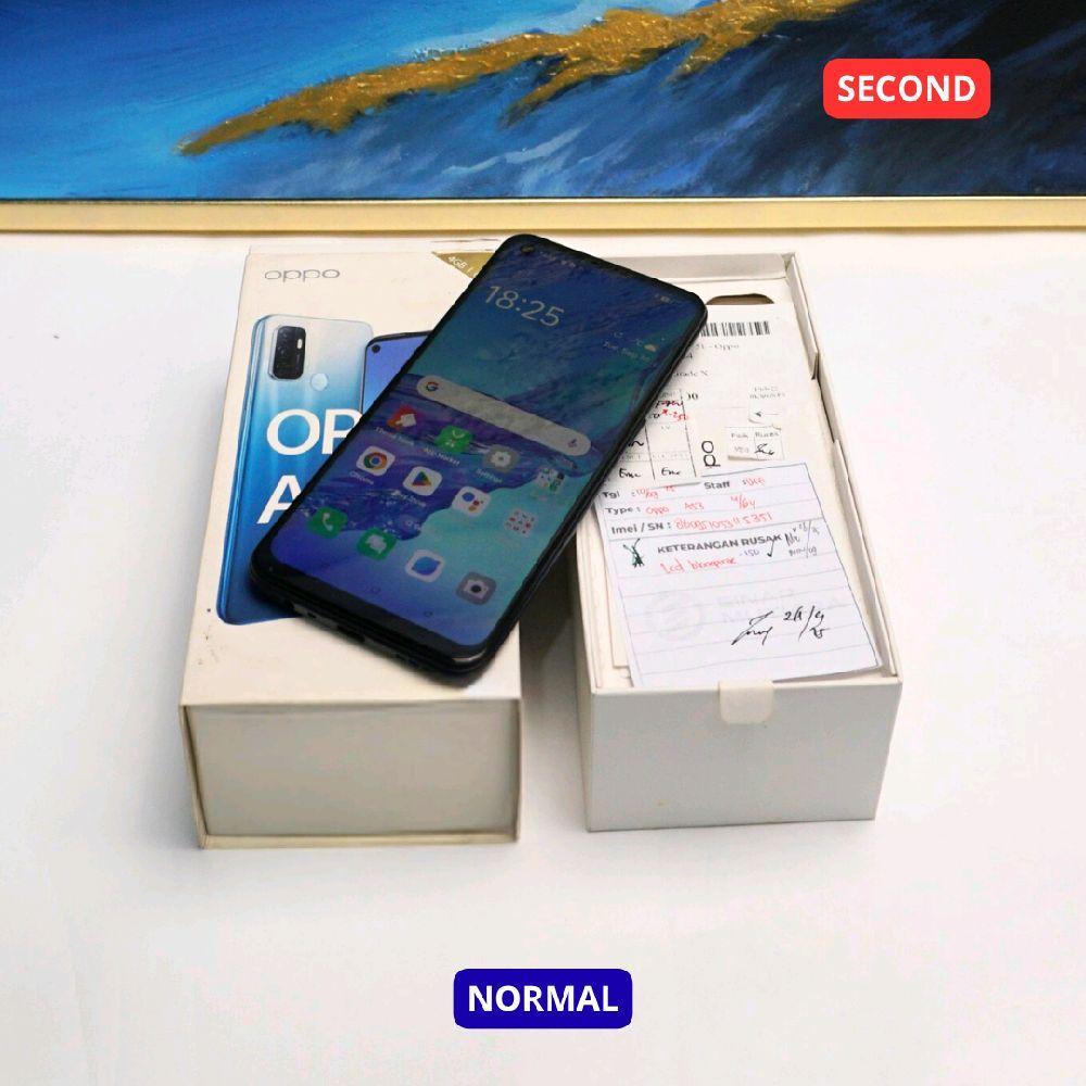 OPPO A53 4/128 GB - HP SECOND ORIGINAL SINAR MUTIARA CELL