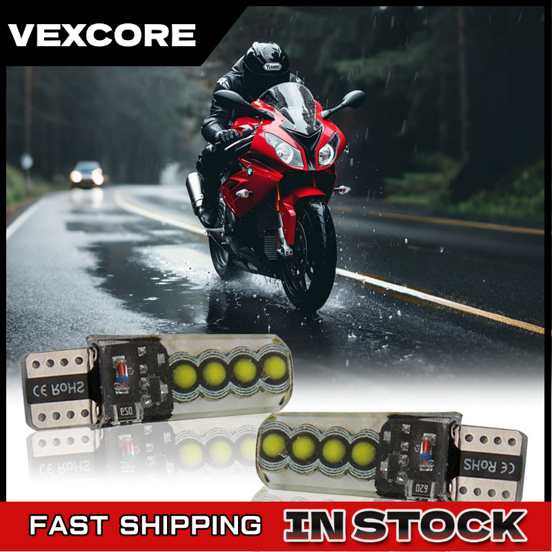 VEXCORE COD Lampu Led Senja T10 3 Warna Flash Kedip 12 Volt 24 Volt 12V 24V  Lampu Senja Kedip PENJU