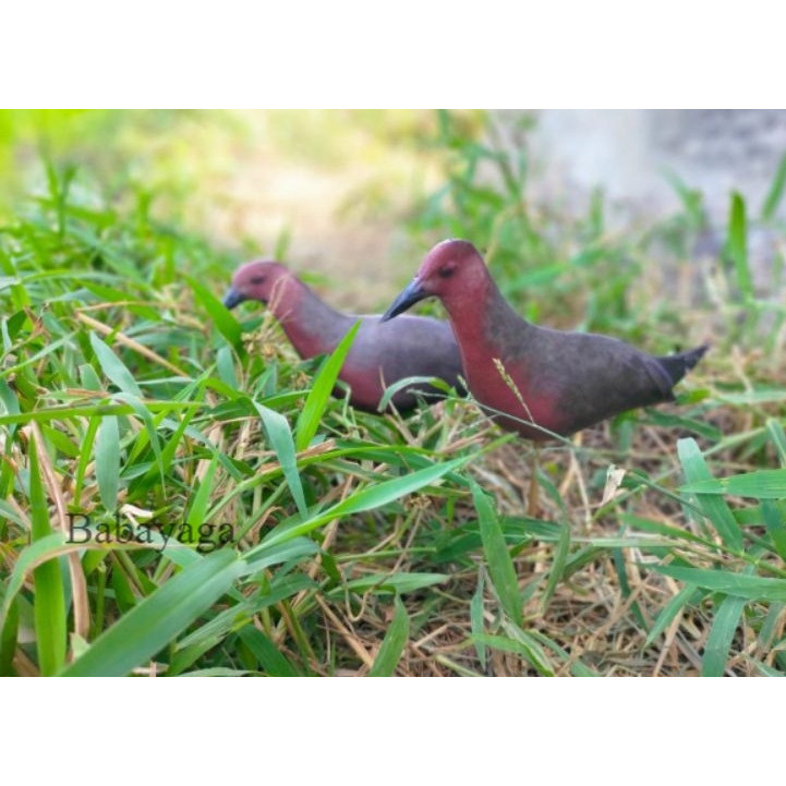 JONTROT BURUNG TIKUSAN MERAH - PATUNG TIKUSAN sawah rawa - JONTROT BURUNG TIKUSAN MERAH