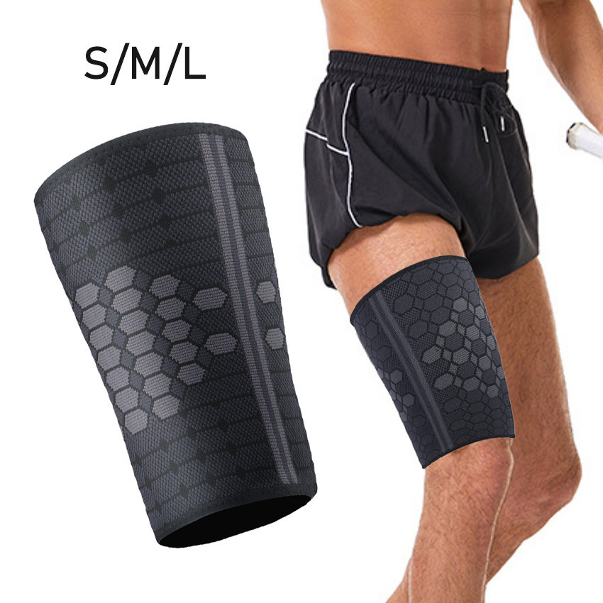 Deker Pelindung Paha Kaki Dekker Kaki Elastis Decker Futsal Thigh Support Deker Paha Pencegah Cedera