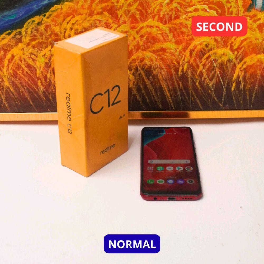 REALME C12 3/32 GB HP SECOND ORIGINAL SINAR MUTIARA CELL