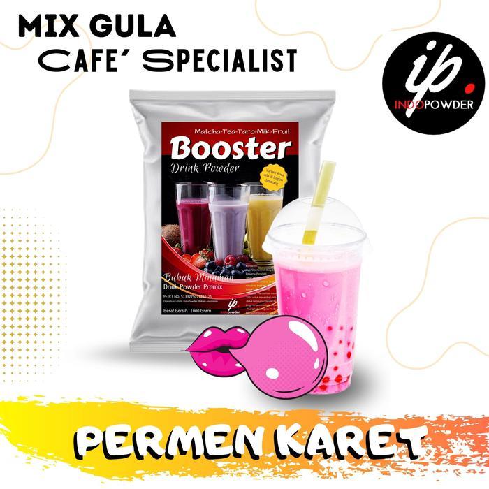 PROMO  Indopowder - Bubuk Minuman ES PERMEN KARET 1kg Serbuk Untuk Cafe, Waralaba dan Usaha Minuman 