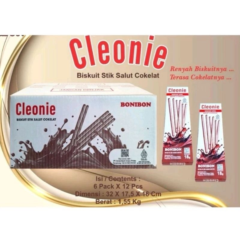 (Hausly) Cleonie Stick Coklat Pocky 1dus Isi 6pak(72 Pcs)