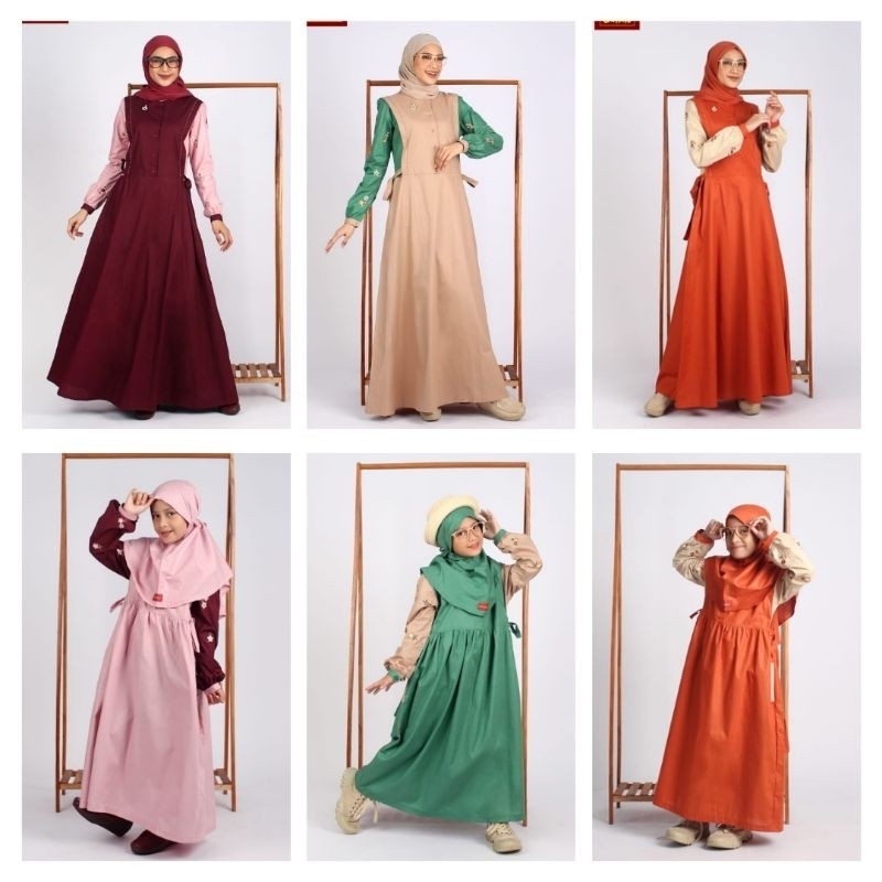 Promo Hits ️ Dannis Online Surabaya ️ A230601 and Jkpl 0601 Abaya Dannis Terbaru Gamis Katun Dress W