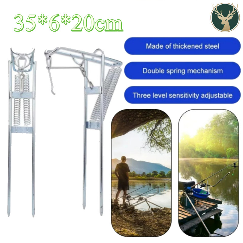 Bracket Joran Pancing Otomatis Cagak Joran Pancing Spring Lifting Dudukan Joran Pancing Stand Holder