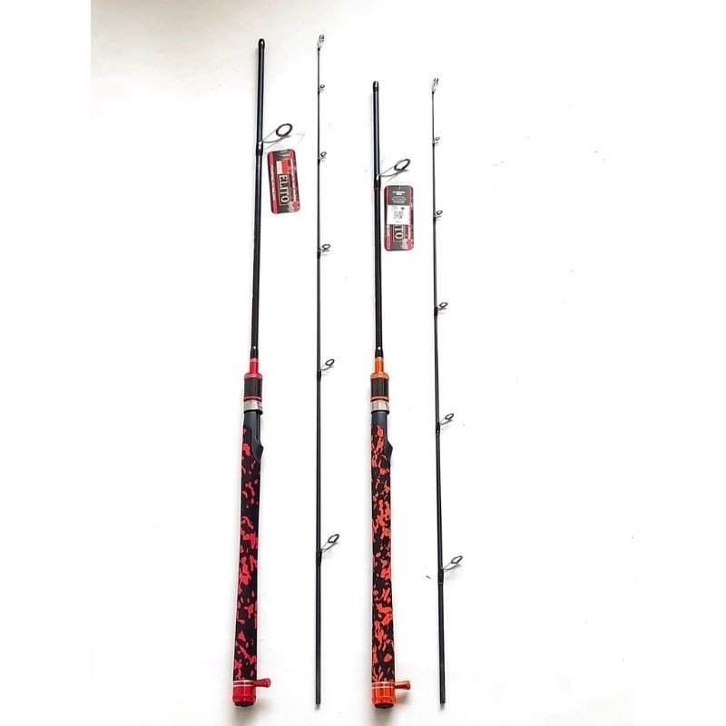 " PROMO " Joran Pancing CARBON SOLID ELITO IZANAMI ATTACK 165 dan 180 MARIT FUL FUJI Kualitas KUAT d