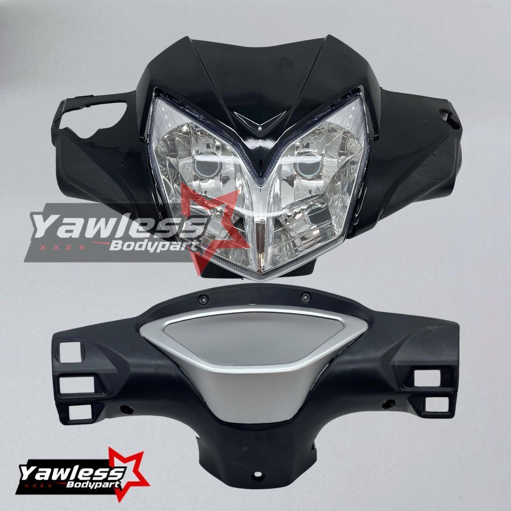 Batok Kepala supra x 125 Batman Komplit hitam / Batok Supra x 125 Batman