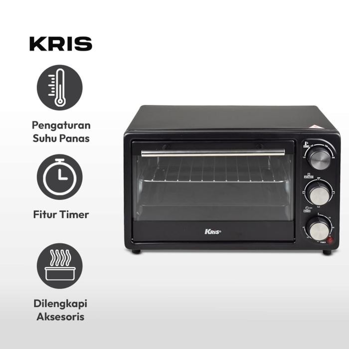 KRIS Oven Toaster 16L - Hitam Loyang