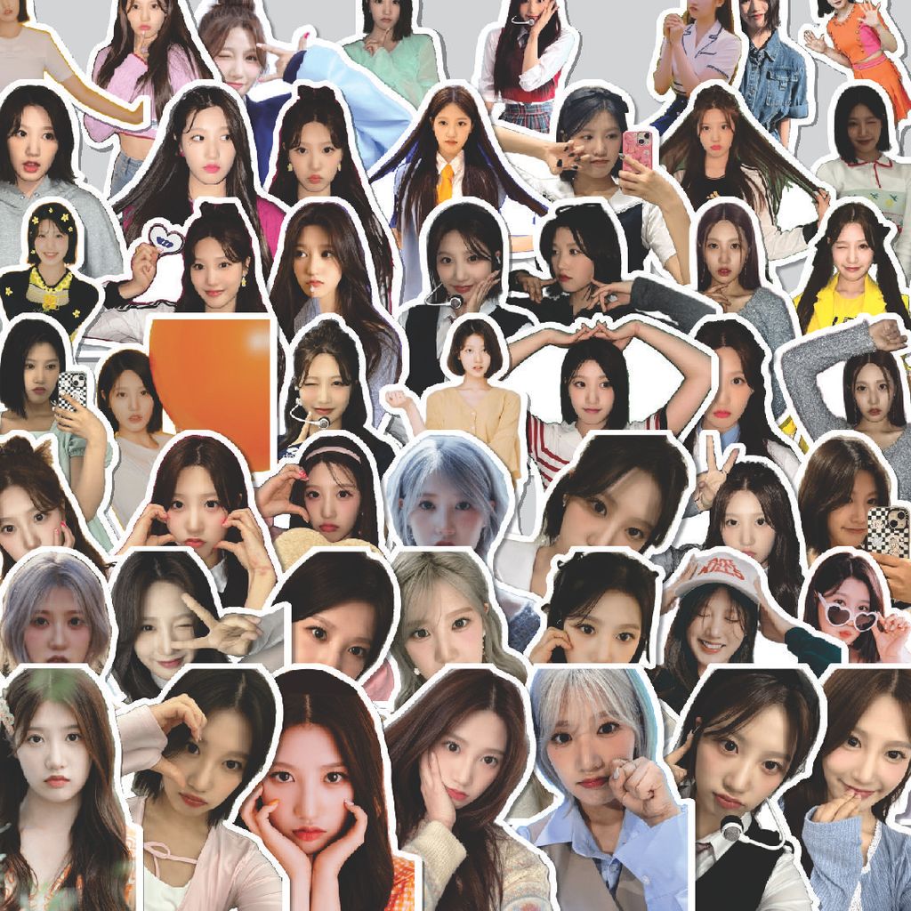 Stiker Cutting Pack Stiker Ahn Seoyeon (Csr) Isi 100Pcs Series Aesthetic Lucu Keren Untuk Koper Baha