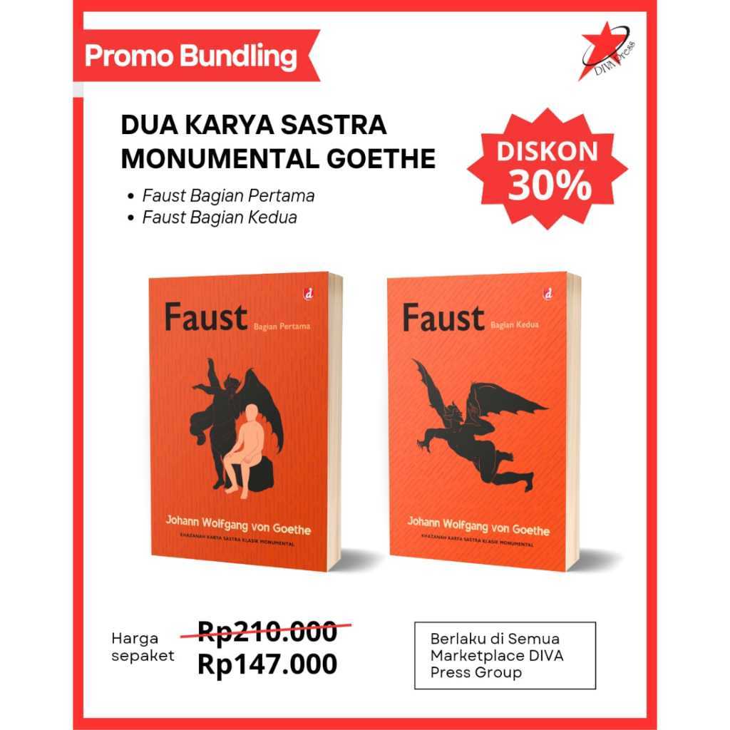Basabasi - Paket Faust - Johann Wolfgang von Goethe - 2 Buku