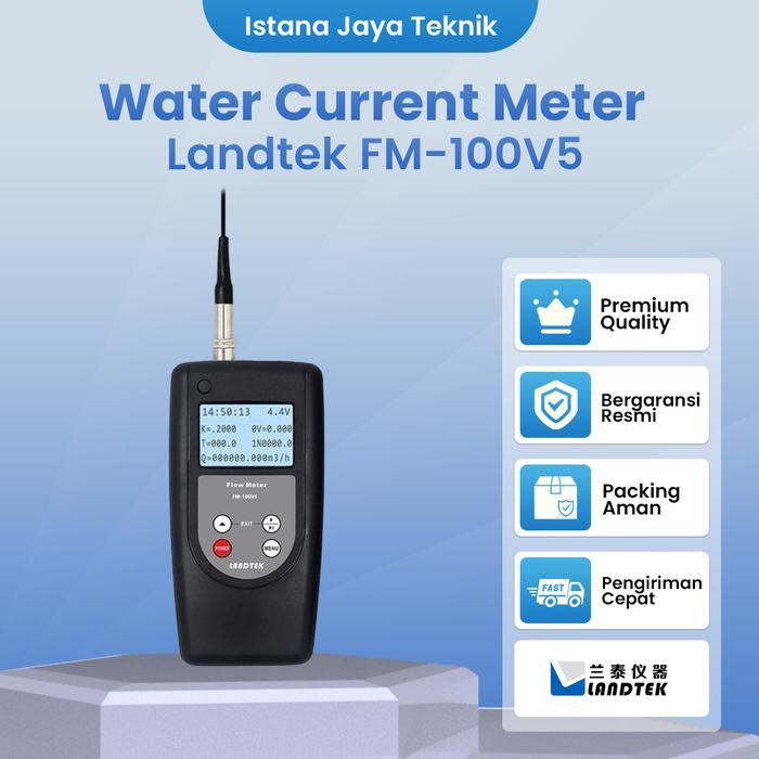 Landtek FM100V5 Portable Water Flow Meter | Portable Water Current Meter