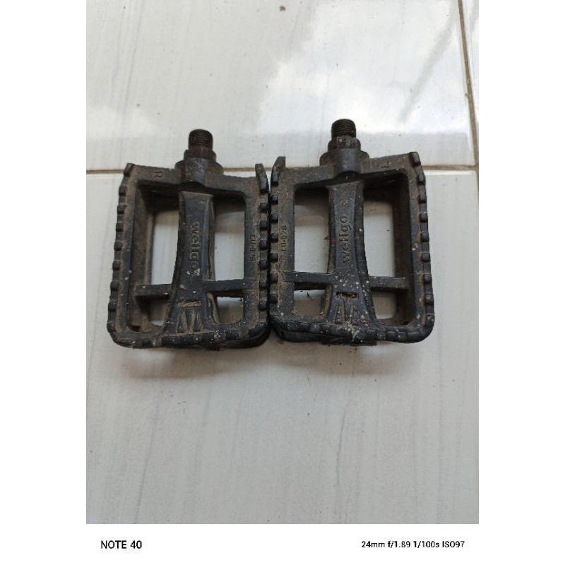 pedal sepeda mtb jadul merk wellgo second layak pakai