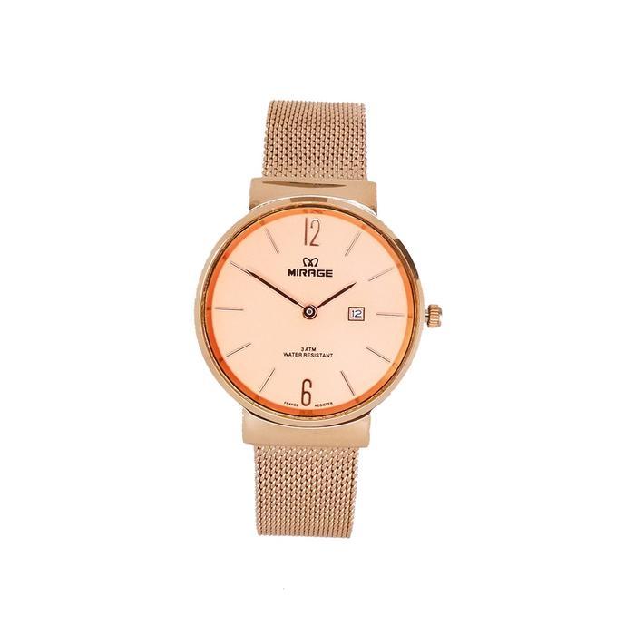 Mirage Watch - Official Terlaris Jam Tangan Wanita Mirage Full Rosegold Pasir Tahan Air Garansi 8624
