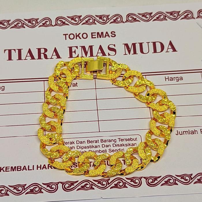 gelang sisik naga mewah berlapis emas muda free surat dari toko Bracelets Perhiasan Wanita