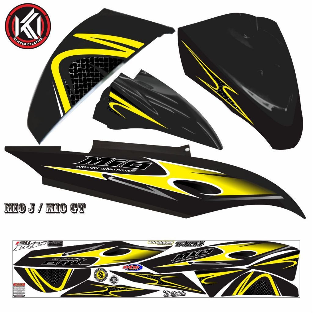 STRIPING MOTOR MIO J / STICKER VARIASI MOTOR MIO J VARIASI LIS