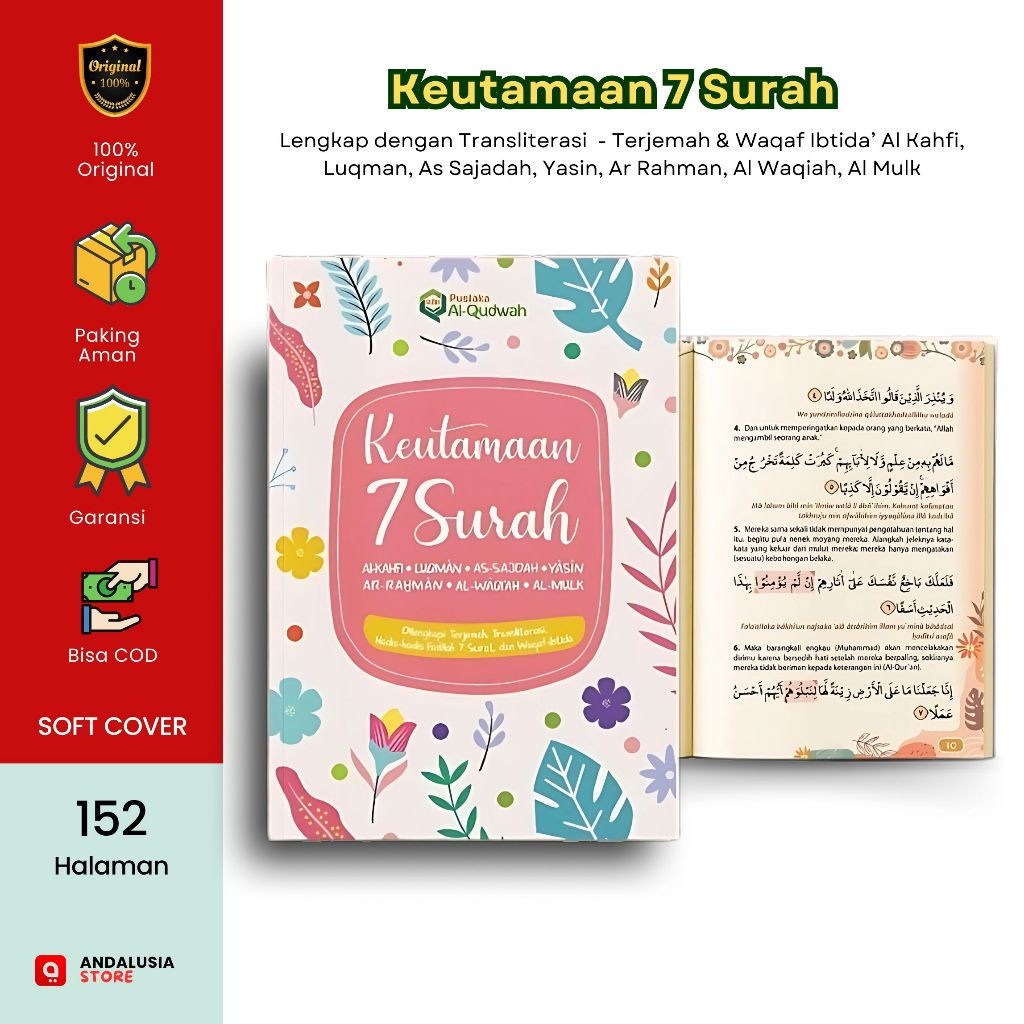 QUDWAH - Keutamaan 7 Surat / 7 Surah - Yasin Al Kahfi Mulk Ar Rahman - dll