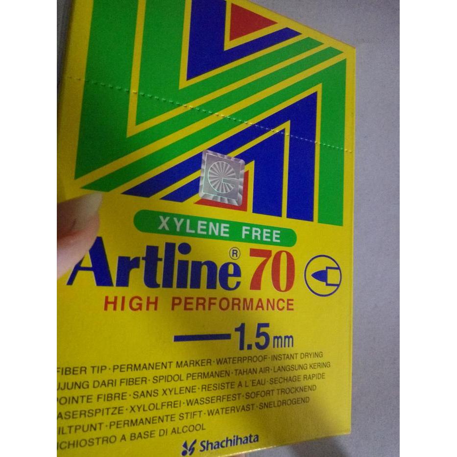 Spidol Artline 70 Permanent Marker Original - Hitam