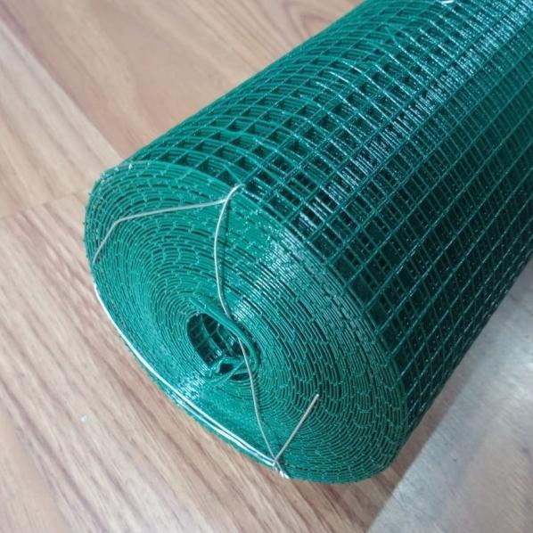 Ram Mesh 1/4" 6 mm kawat loket hijau ayakan pasir per meter
