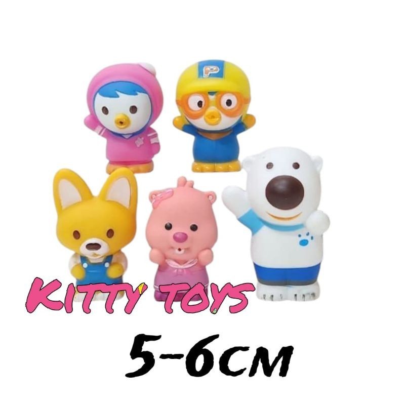 mainan pororo figure set 8 pcs