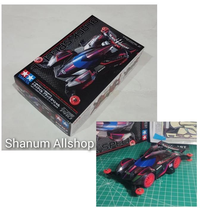 TAMIYA 95413 MINI 4WD TRIGALE BLACK SPECIAL [ MA CHASIS ] by Mixmaxtoys