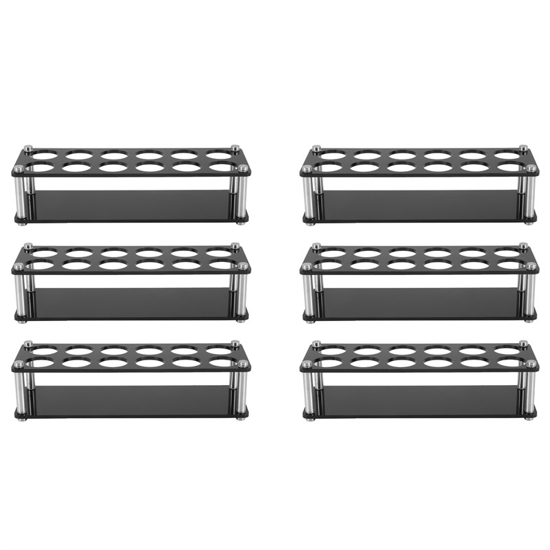 FAST6X 12Hole Acrylic Cup Holder, Shot Glass Holder, Shot Glasses Organizer, Beer Wine Glass Holder 