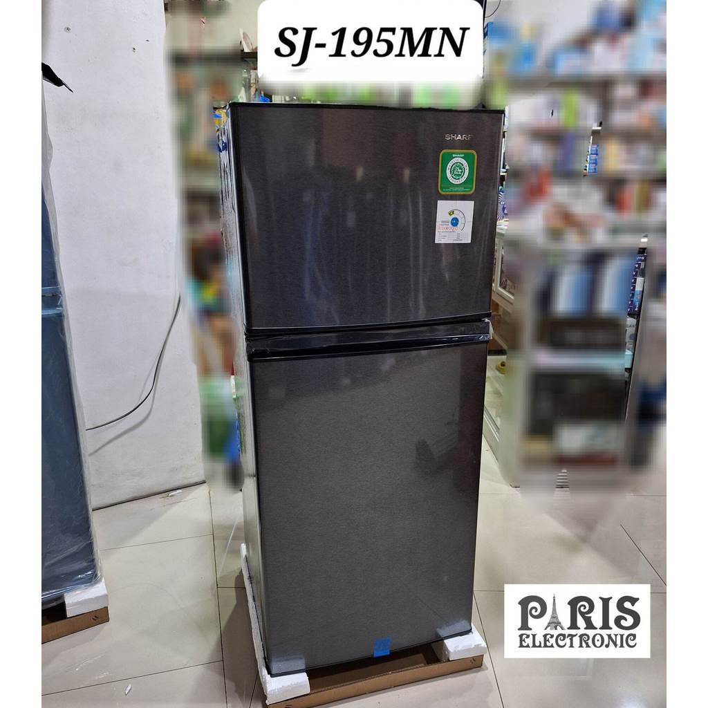 Kulkas Sharp 2 pintu 172 Liter  SJ-195MN SJ-197ND (Pengiriman Khusus Cilegon)