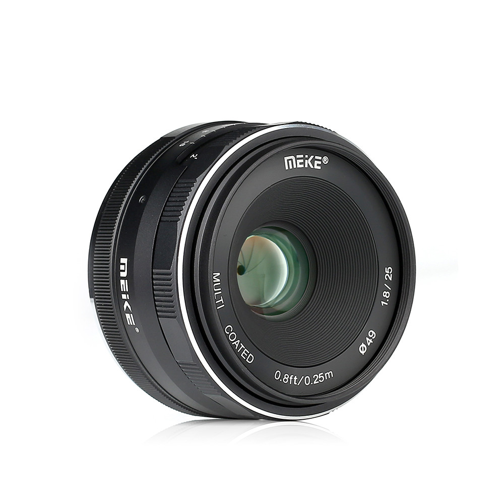 Meike 25mm f1.8 Fujifilm APS-C Wide Angle Manual Focus Lens for X-T30 XT4/3/2/1 X-H1 X-Pro2 X-E3 X-A