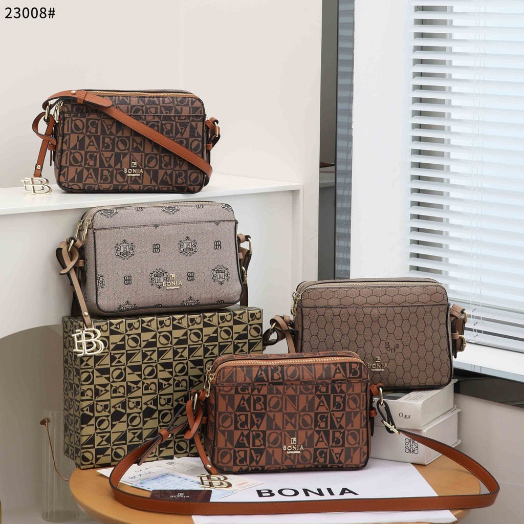 Tas Wanita #23008 Monogram Crossbody Bag Branded Import