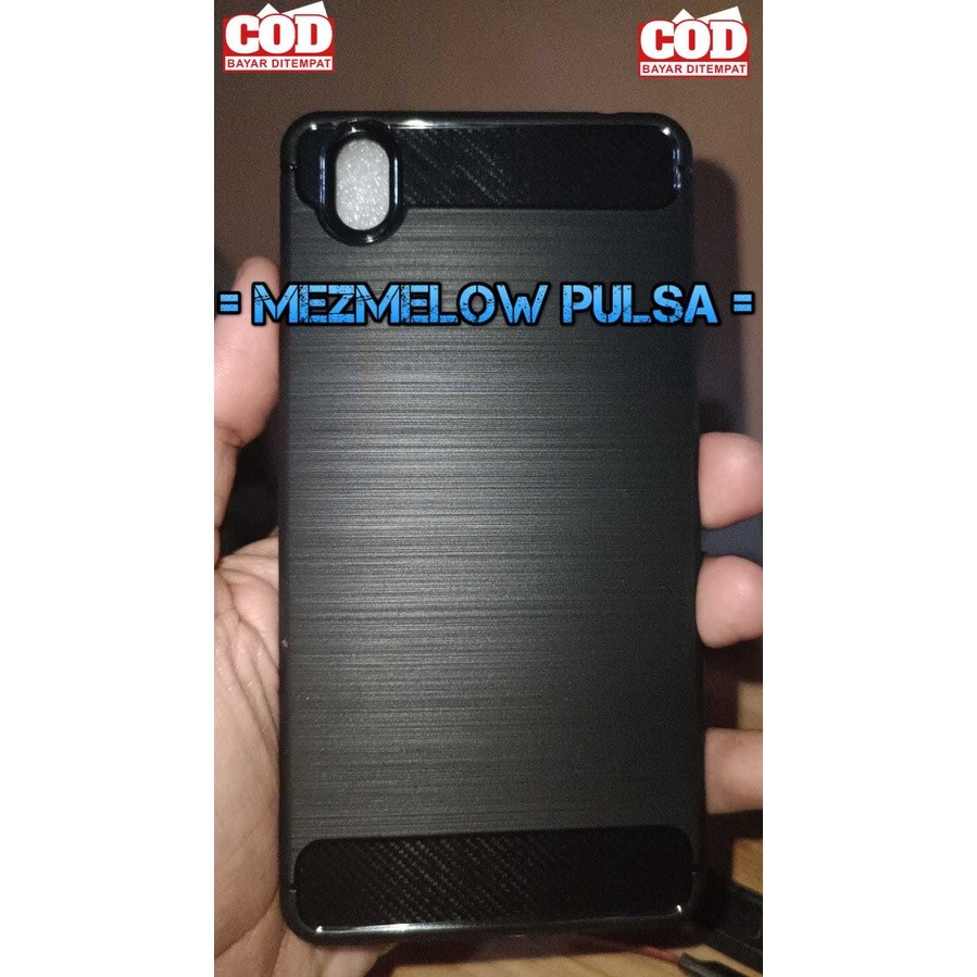 Caseng / Softcase Fiber Carbon / Case VIVO Y51 2015