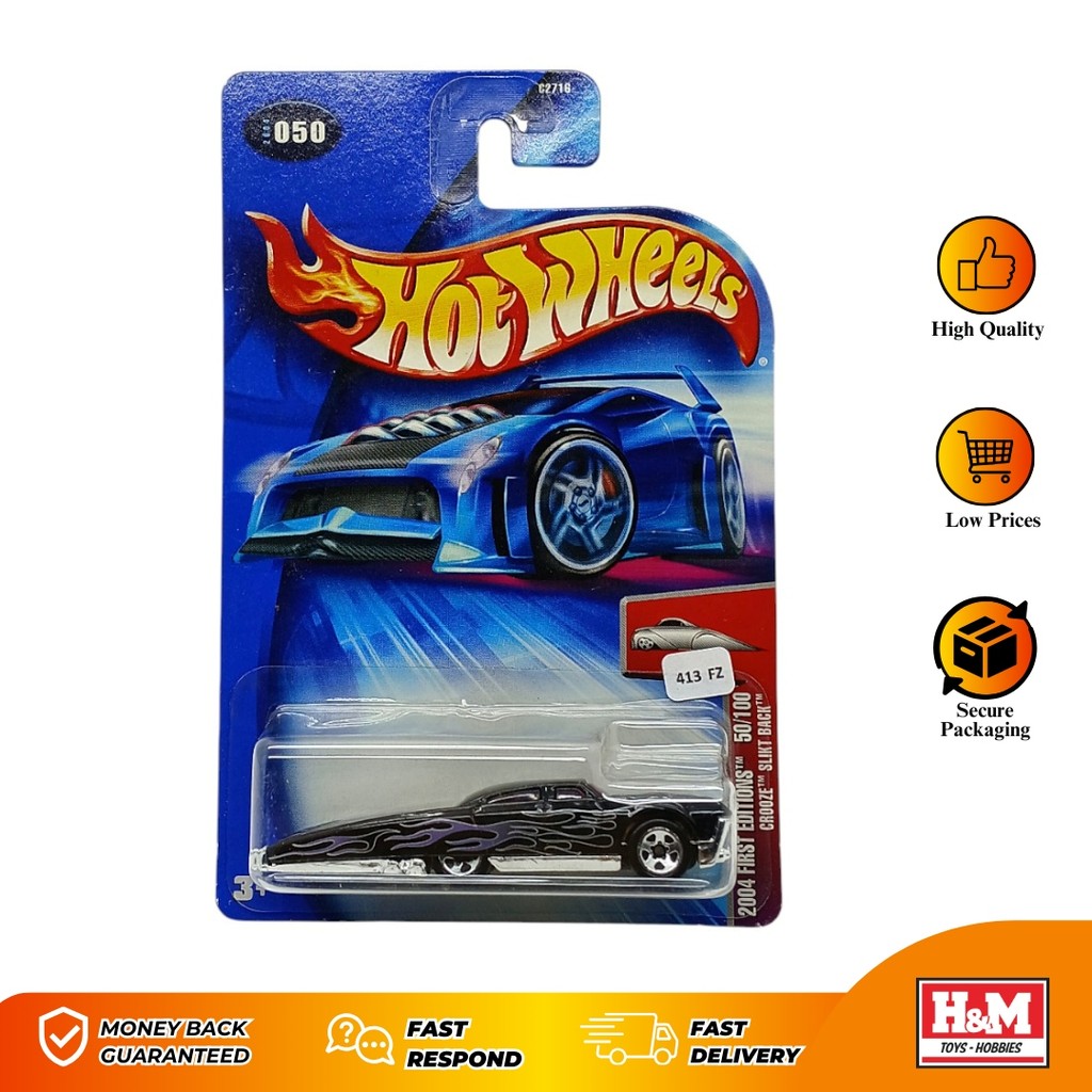 Hot Wheels 2004 First Editions Crooze Slikt Back - FZ5