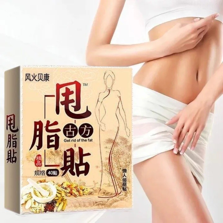 Koyo pelangsing 40pcs Koyo Pelangsing Pembakar Koyo Penurun Berat Badan/Koyo Penurun Berat Badan Per