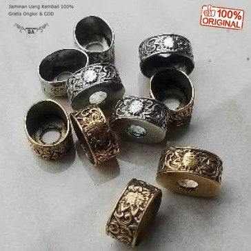 Promo  Ornamen Ring Once Pipa Alpaka Oval Besi Terbatas