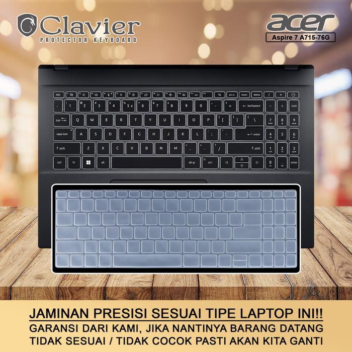 Keyboard Protector Cover Kompatibel untuk Acer Aspire 7 Pro A715-59G-56K7 57YQ 71PH 77WV Silikon War