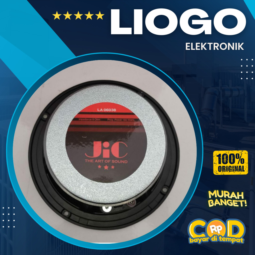 Speaker JIC 6 Inch JIC LA 06038 JIC Middle 6 Inch LA 06038