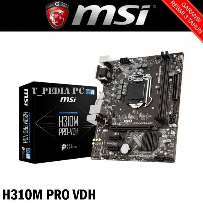 MOTHEOARD MSI H310M PRO VDH LGA 1151 GEN9