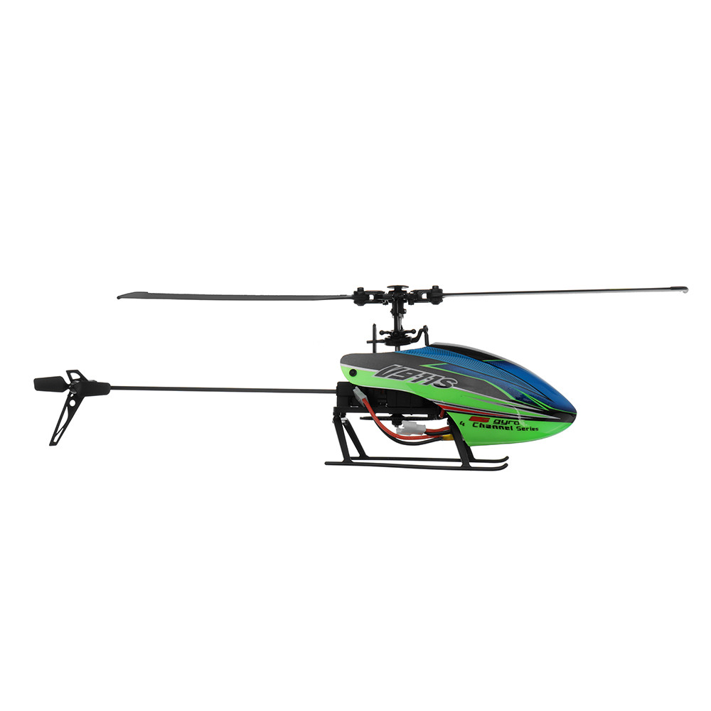 WLtoys V911S 2.4G 4CH 6-Aixs Gyro Flybarless RC Helicopter RTF With 4PCS 3.7V 250MAh Lipo Battery