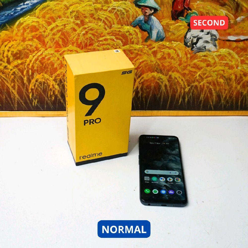 REALME 9 PRO 6/128 (5G) HP SECOND ORIGINAL SINAR MUTIARA CELL