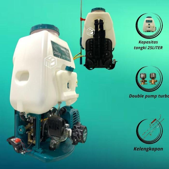 POWER SPRAYER GX26 2 TAK MESIN SEMPROT HAMA TU26 25L CAKRA MODEL THAILAND - 20Liter - 20Liter